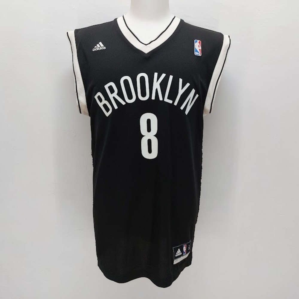 Adidas Brooklyn Nets Jersey Men's Deron Williams 8 NBA Basketball Small Black